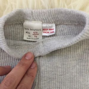 ribbed knit leggings baby