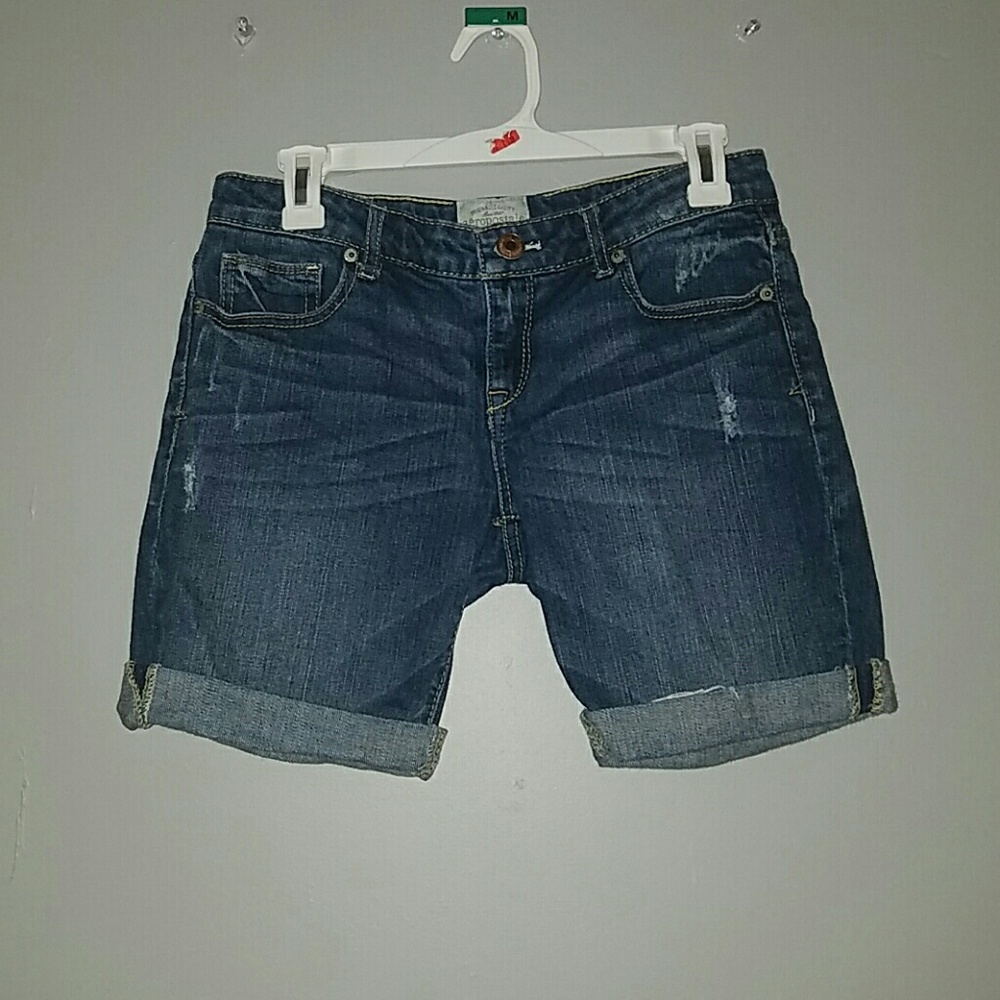 Denim Bermuda Shorts