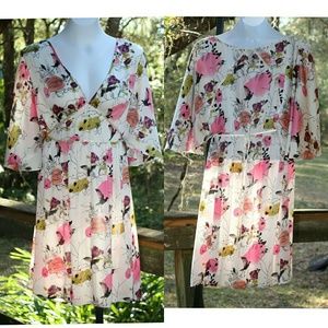 H&M beautiful dress with a deep V neckline