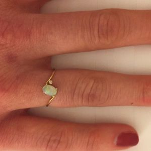 14k Gold Opal Ring