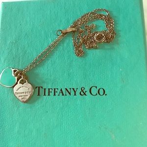Tiffany & Co. mini double heart necklace