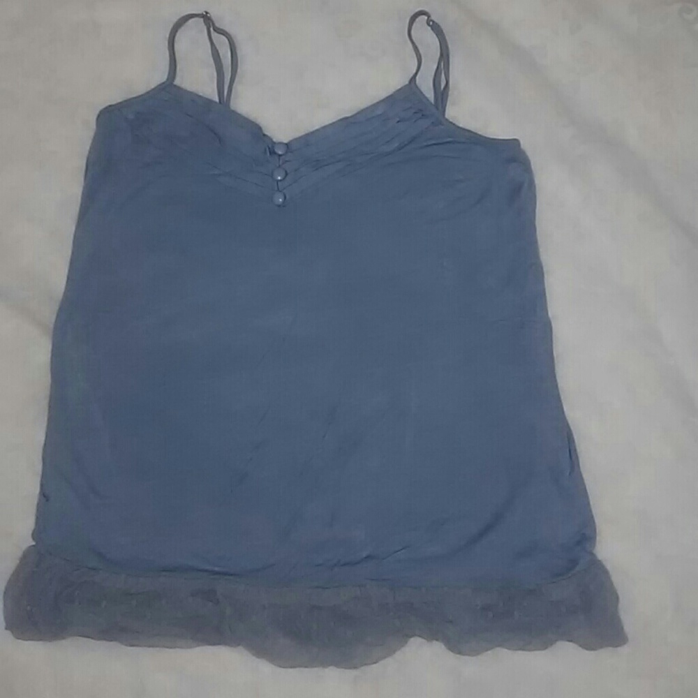 Baby blue tank top