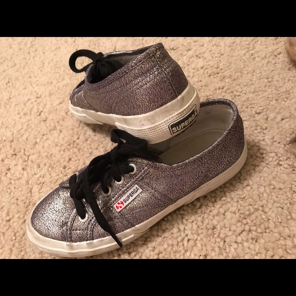 Size 36 Silver metallic SUPERGA