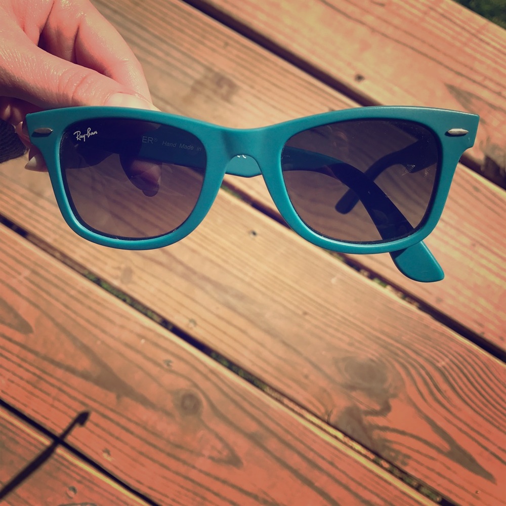 Turquoise Ray Ban Wayfarers