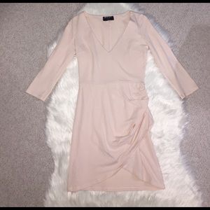 Nasty Gal baby pink dress