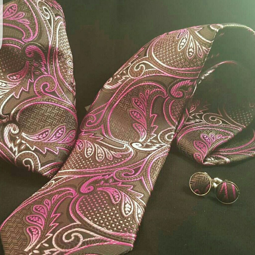 3 pc silk tie sets