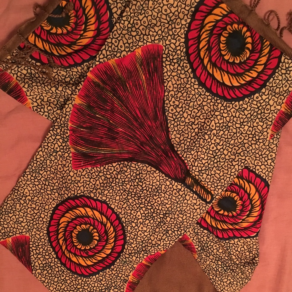 African print handmade scarf
