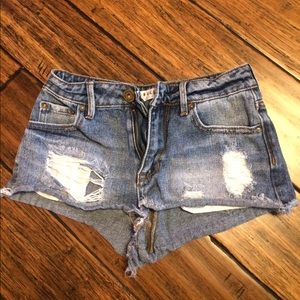 Bullhead Cheeky Jean Shorts