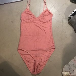 American Apparel Sofia bodysuit in pink