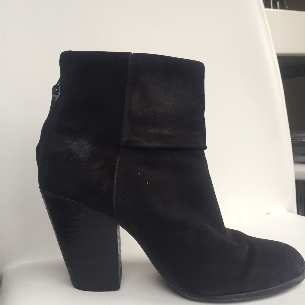 Rag & bone classic newbury booties- asphalt color
