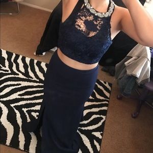 Navy blue dress