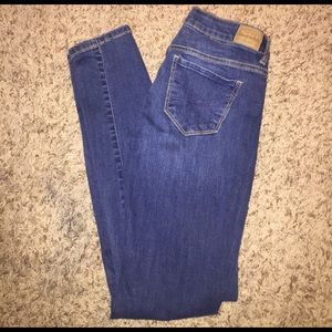 Aeropostale dark wash lola jeggings