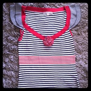 Nanette Lepore Stripe Top Size Medium