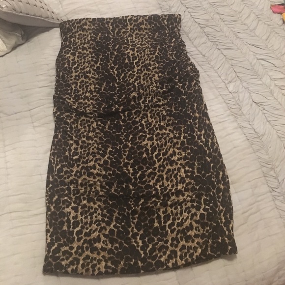 Olivia Moon Dresses & Skirts - Leopard tube top dress