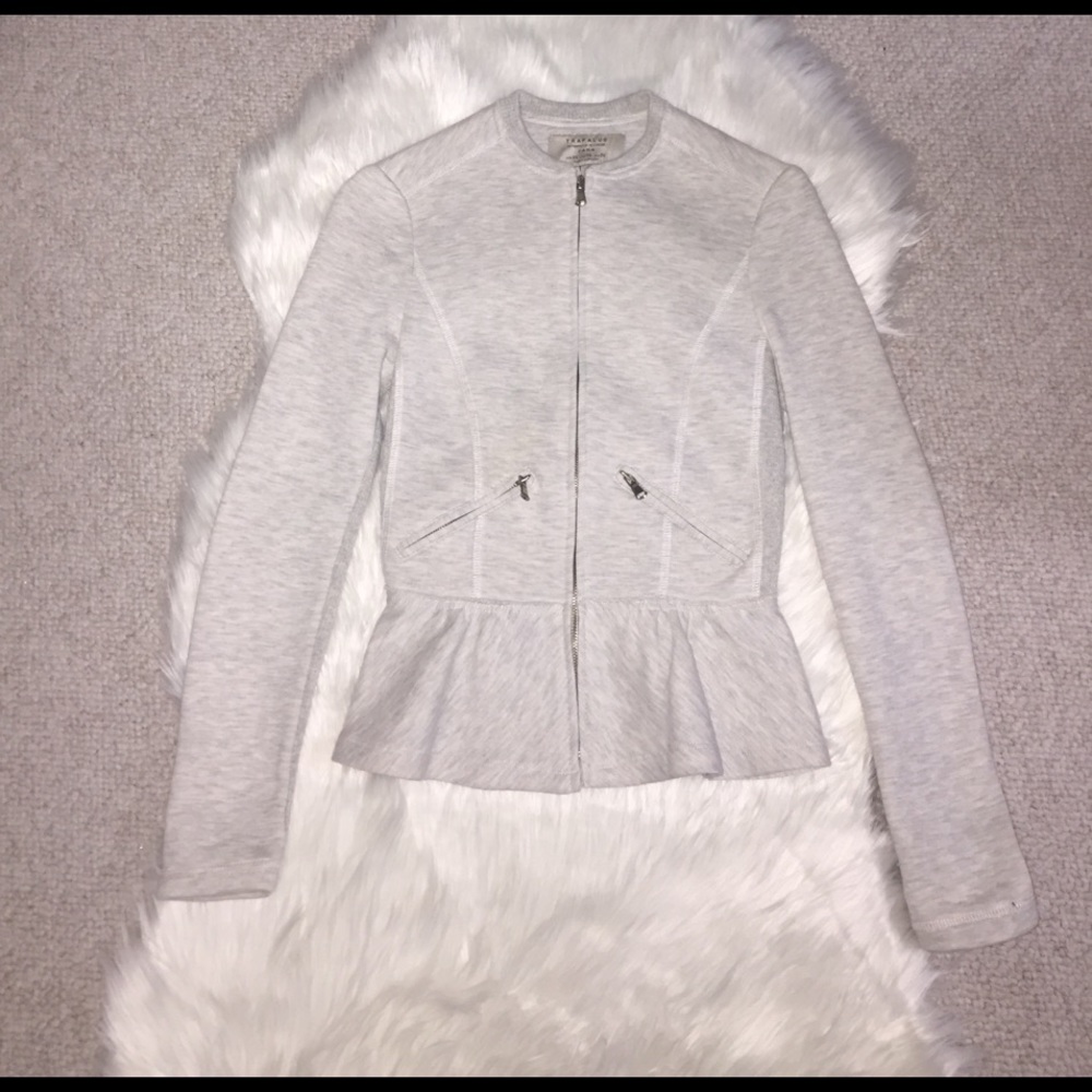 Brand new Zara peplum coat