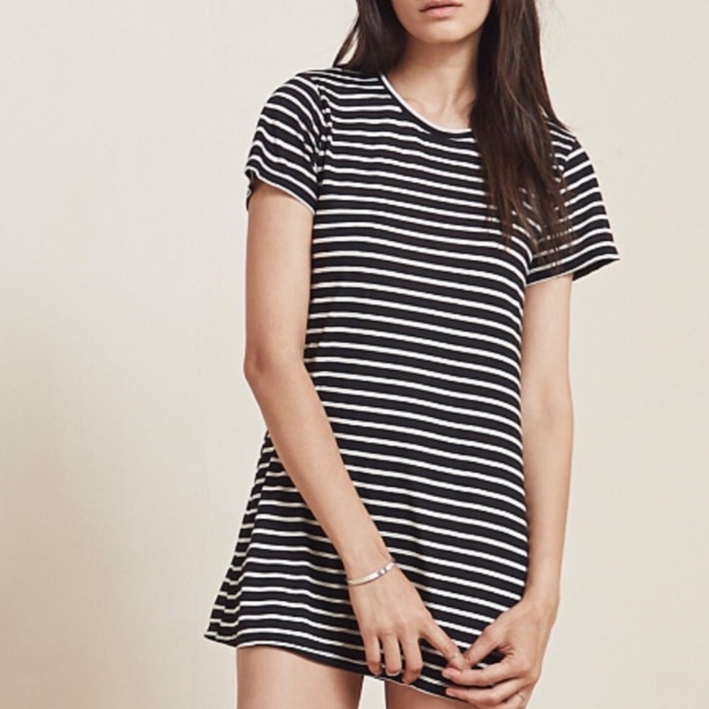 Striped T-shirt dress