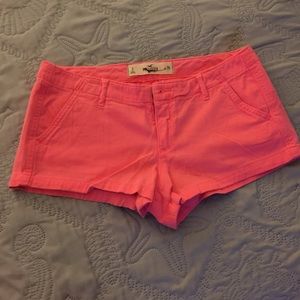 NWOT Hollister Pink shorts in size 3.