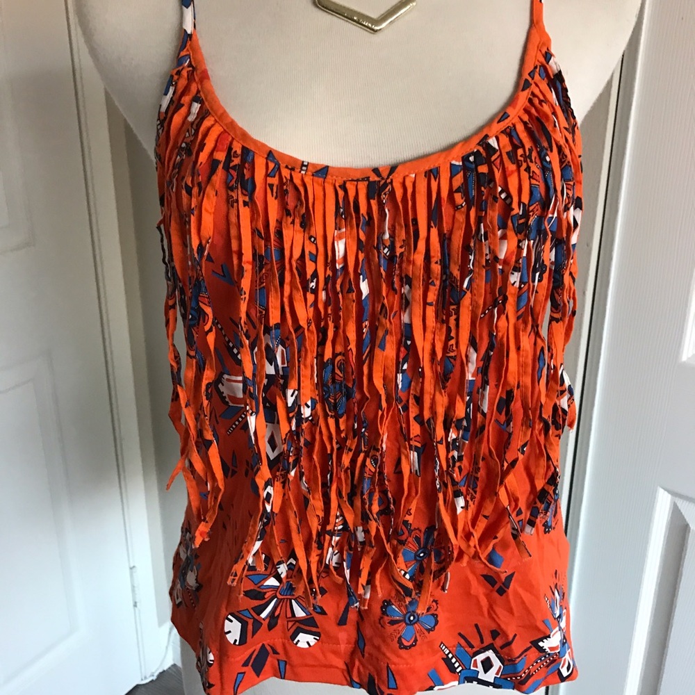 Zara fringe top S