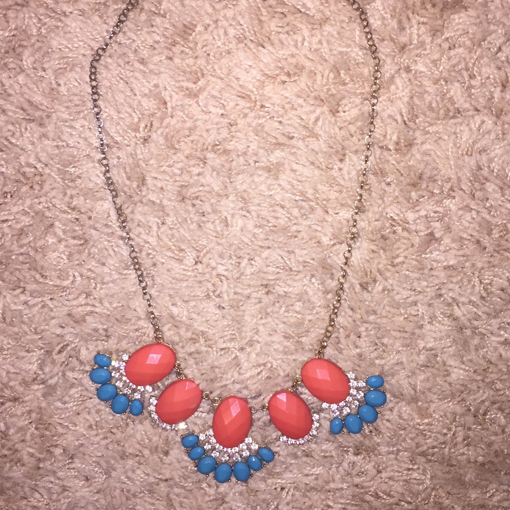 Statement necklace. Beautiful bold colors.