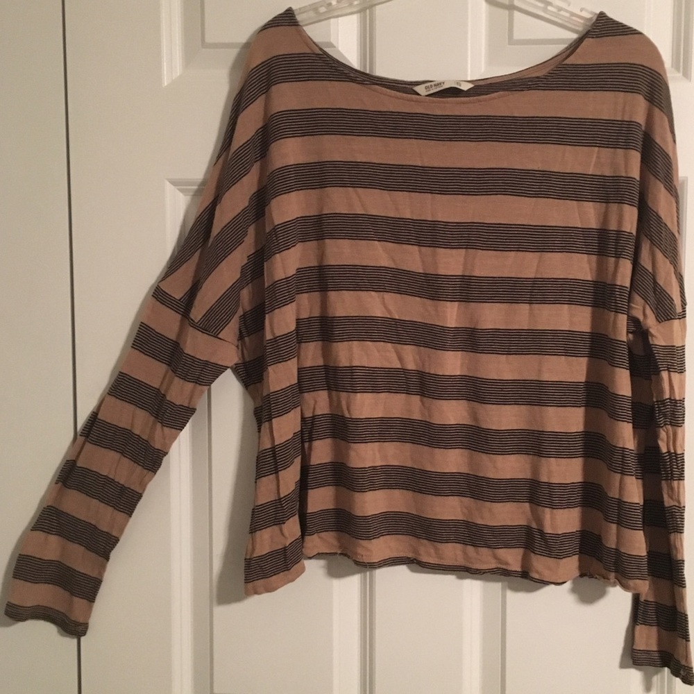 Striped Dolman Top