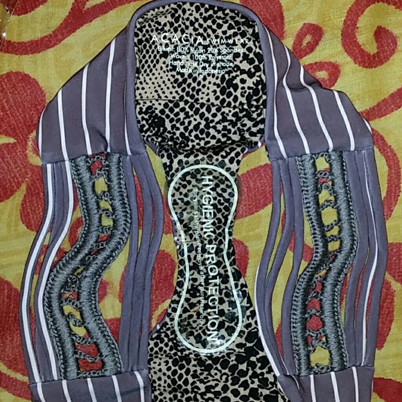 New acacia pikake fig cape cod stripe bikini botto - Picture 4 of 4