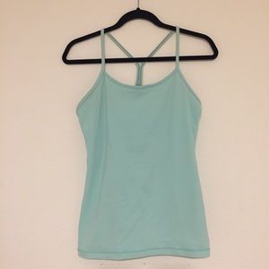 Lululemon Power Y Tank - Light Teal/Seafoam