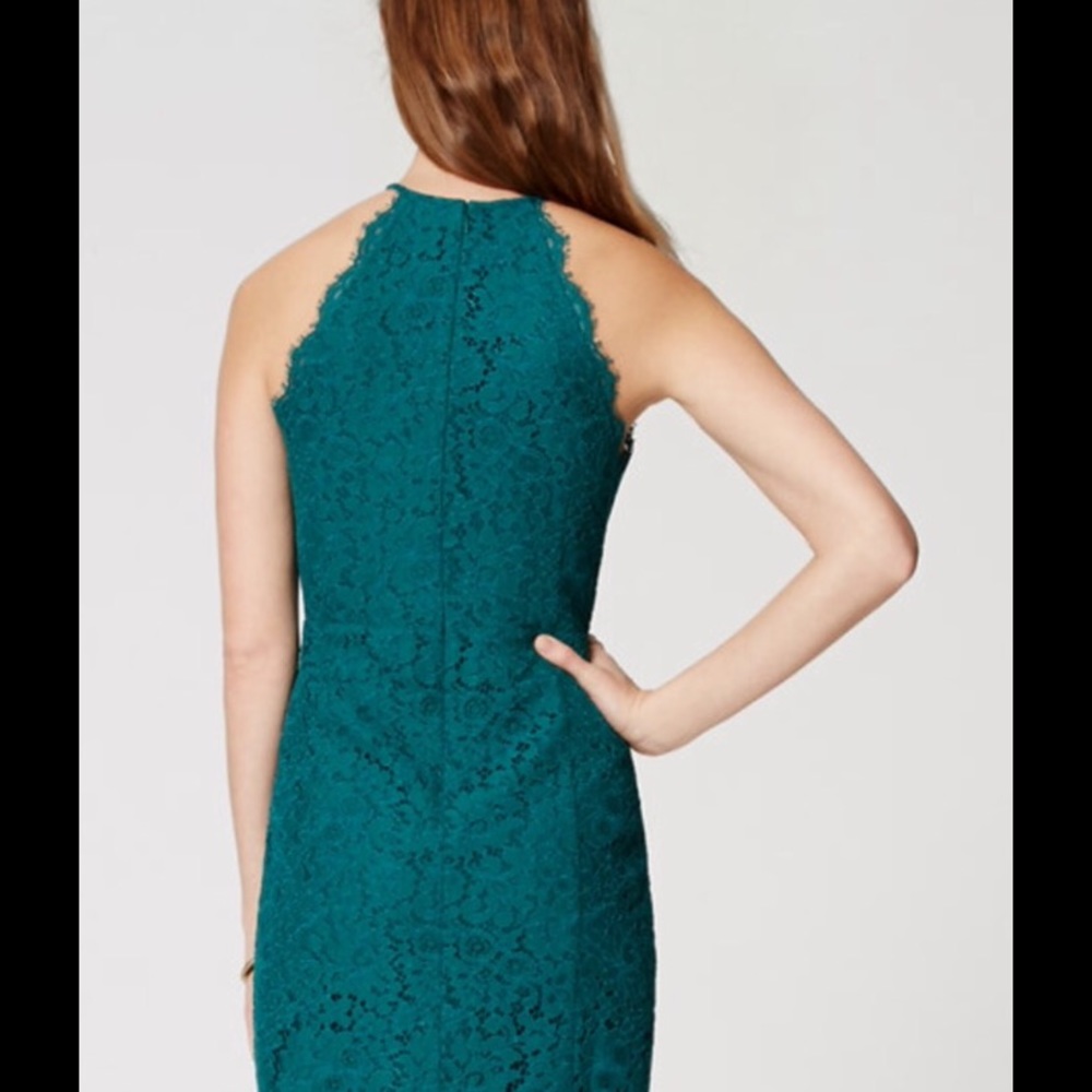 🎉HP plus size🎊Ann Taylor Loft halter lace dress - Picture 2 of 7