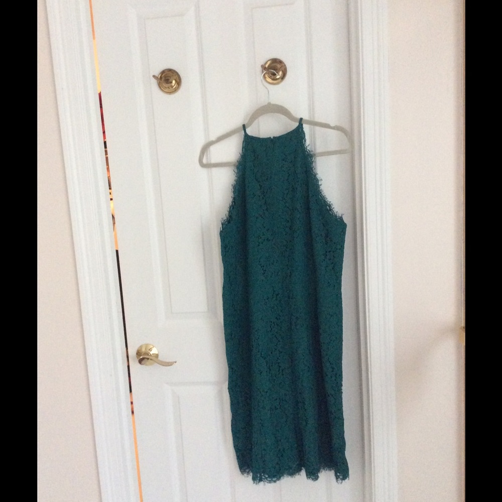 🎉HP plus size🎊Ann Taylor Loft halter lace dress - Picture 6 of 7