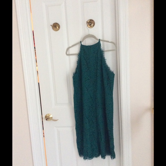 ๐HP plus size๐Ann Taylor Loft halter lace dress - Picture 6 of 7