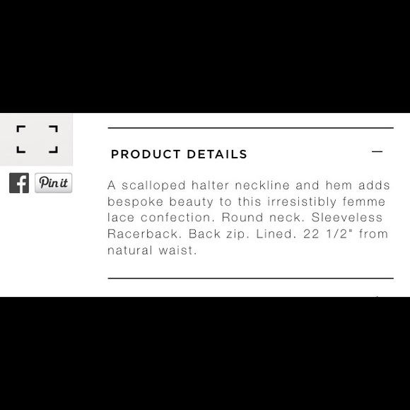 ๐HP plus size๐Ann Taylor Loft halter lace dress - Picture 7 of 7