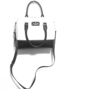 B&W Kate spade purse