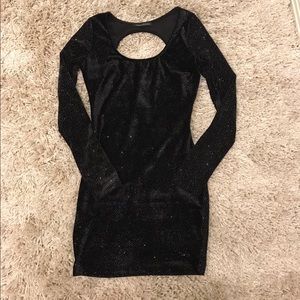 Sparkly body con dress