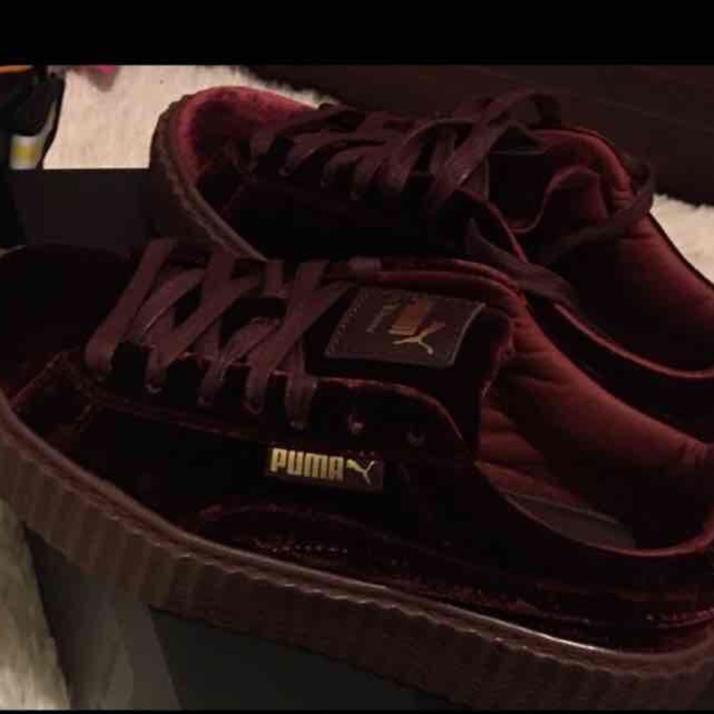 RIHANNA PUMA CREEPERS -size 6 - REPLICA**