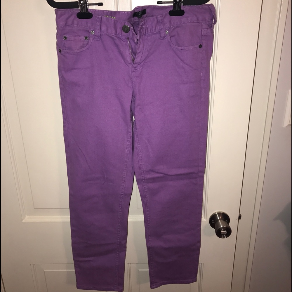 J.Crew skinny purple Jeans size 27