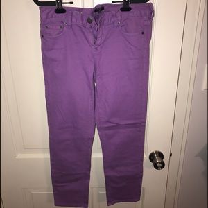 J.Crew skinny purple Jeans size 27