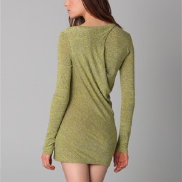 Alexander Wang Marled Drape Back Mini Dress, M - Picture 1 of 5