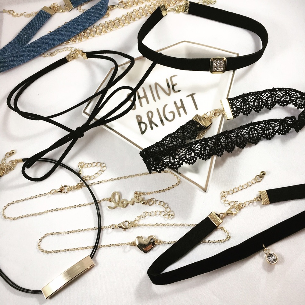 Set of 9 Chokers