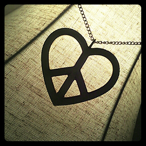 *<<<Peace & Love>>>* Symbolic Necklace - Picture 1 of 8