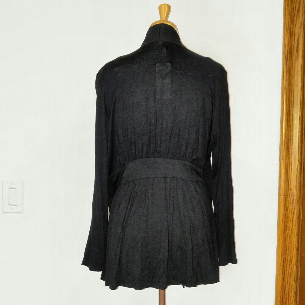 Black cardigan