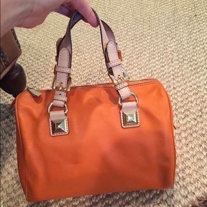 Micheal kors orange speedy bag