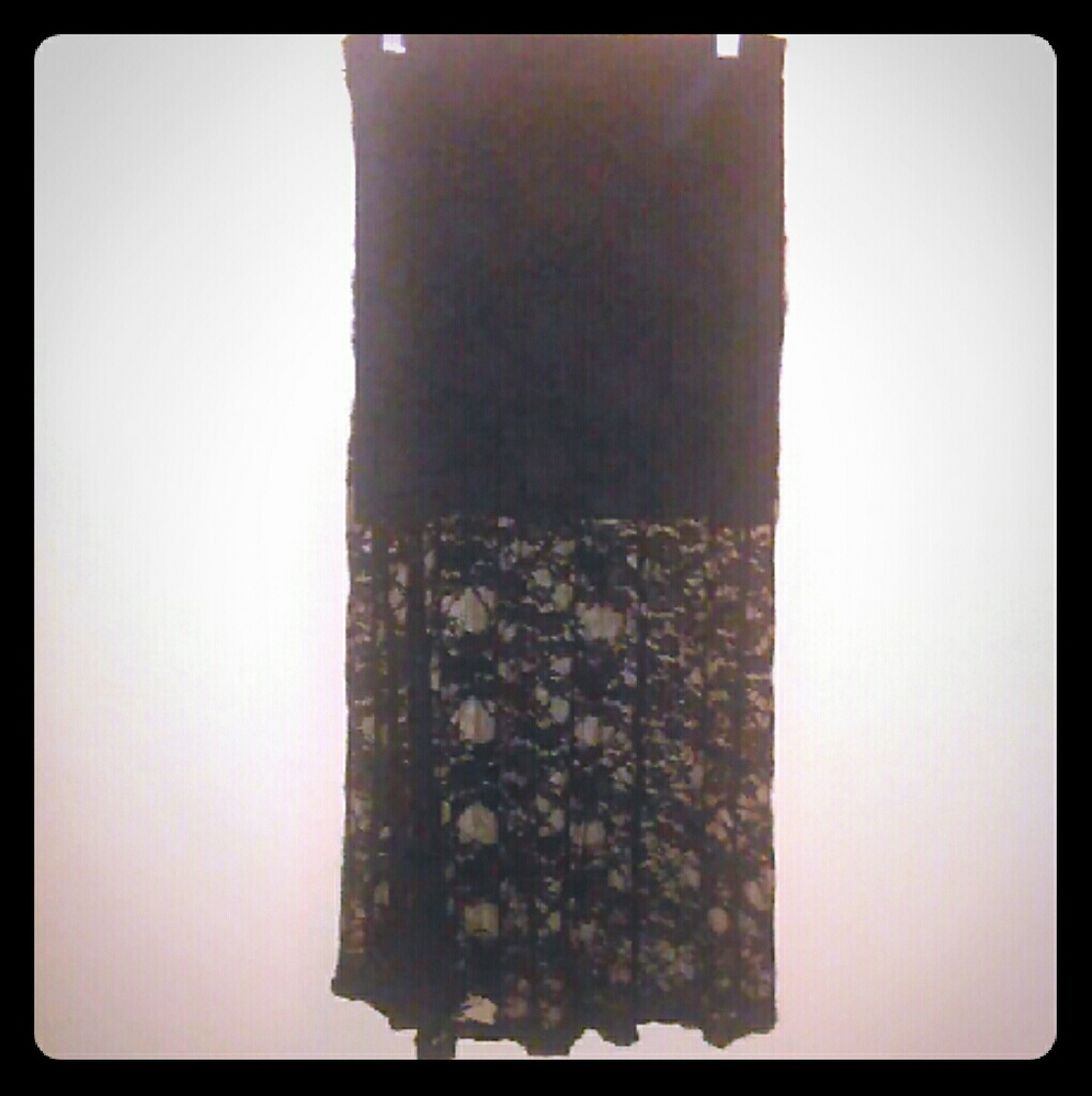 Long lace skirt