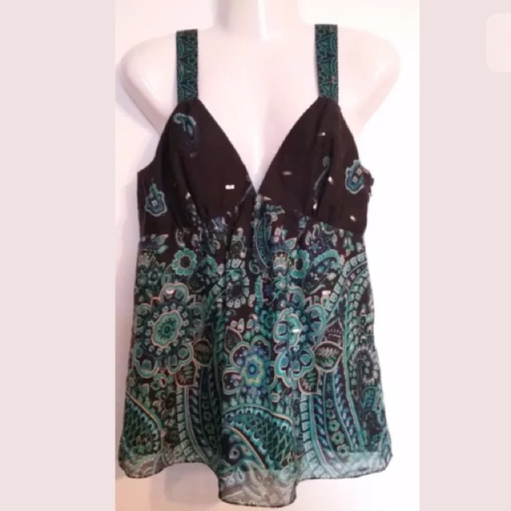 Pristine Tibi Sleeveless Silk Top - Size 8
