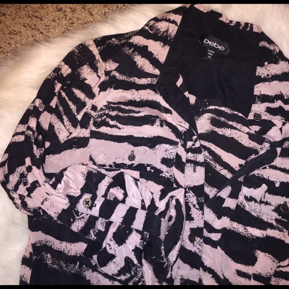Zebra Button Down - image 1