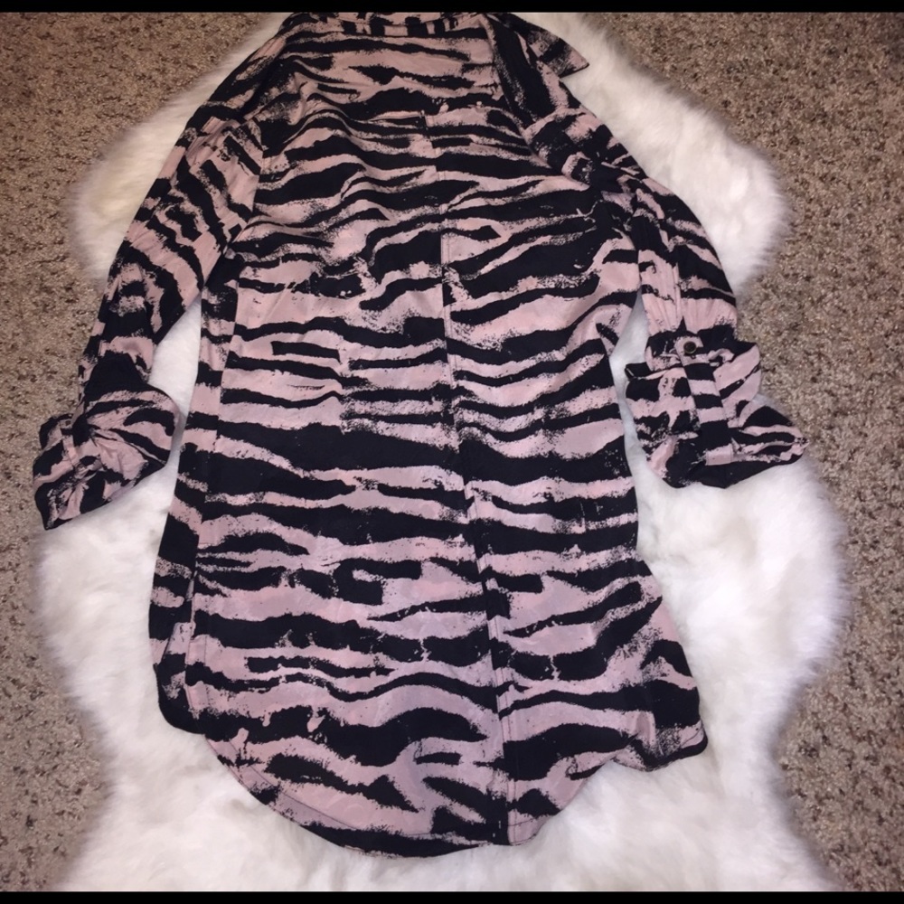 Zebra Button Down - image 3