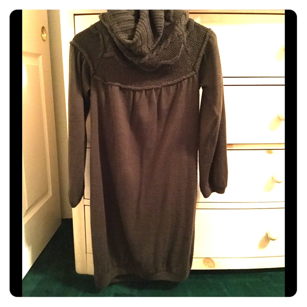 Long sleeve sweater dress