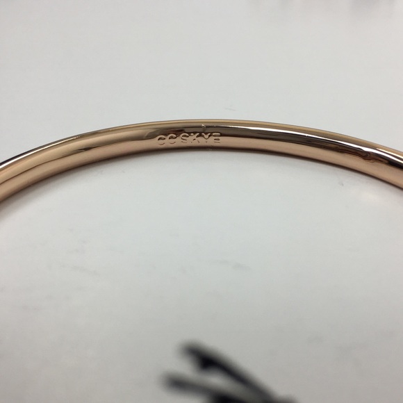 CC Skye Nail Bangle Bracelet in Rose Gold - Picture 2 of 5