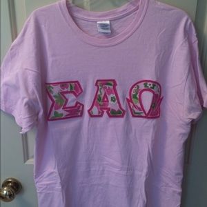 Sigma Alpha Omega Letter Shirt