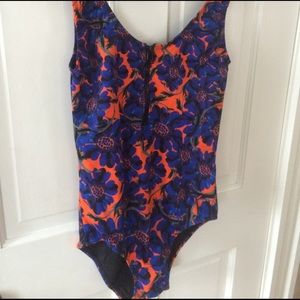 Cynthia Rowley One Piece Zipper Swimwear