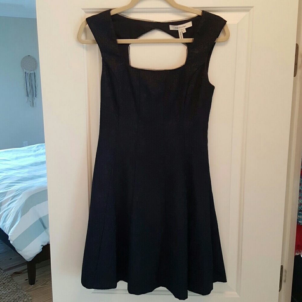 Max and cleo navy dress