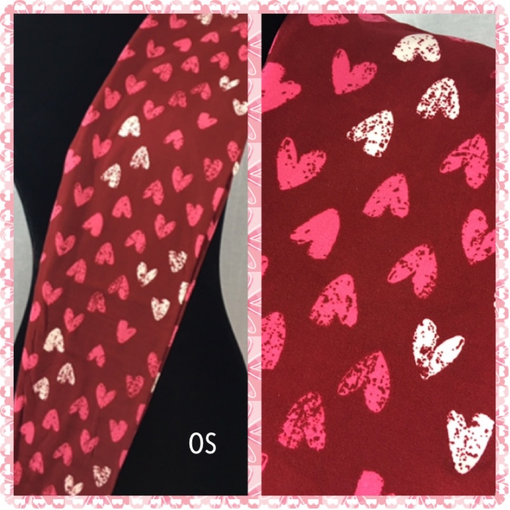 LuLaRoe Valentines Leggings. EUC. Like NEW